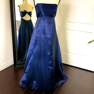 Blue Tube Dress - Formal/ Prom Dress